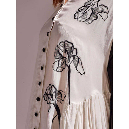 AN'ERA BY ASMITA VERMA White Valentina Midi Dress