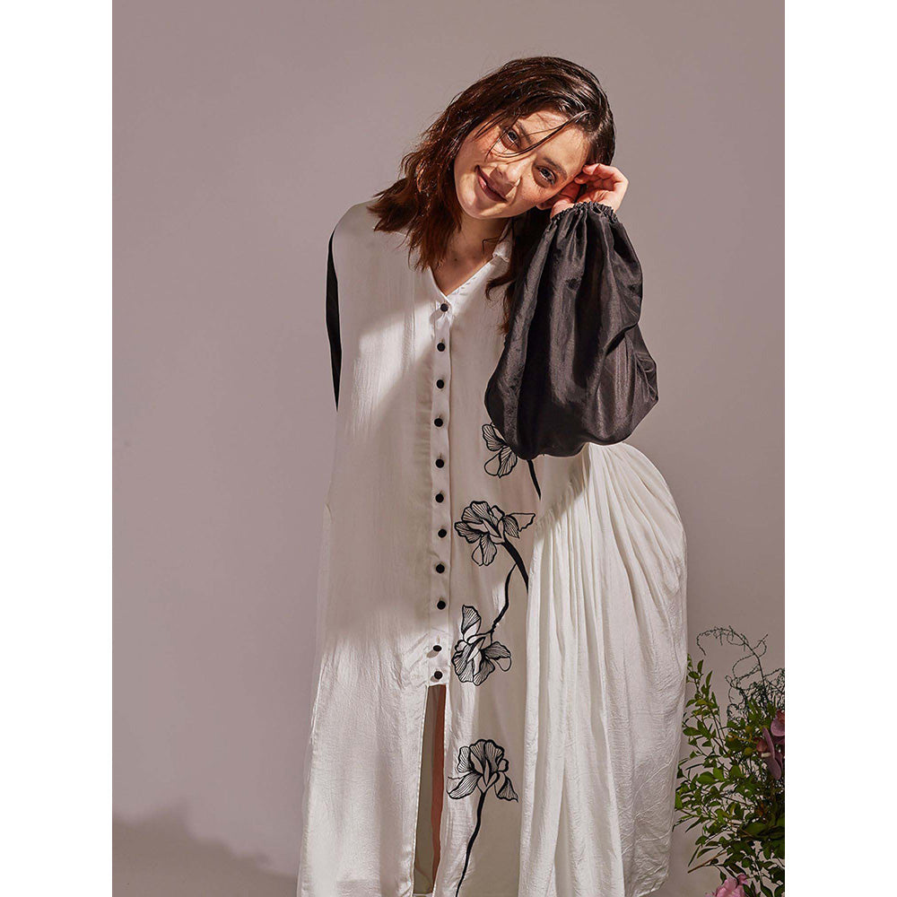 AN'ERA BY ASMITA VERMA White Valentina Midi Dress