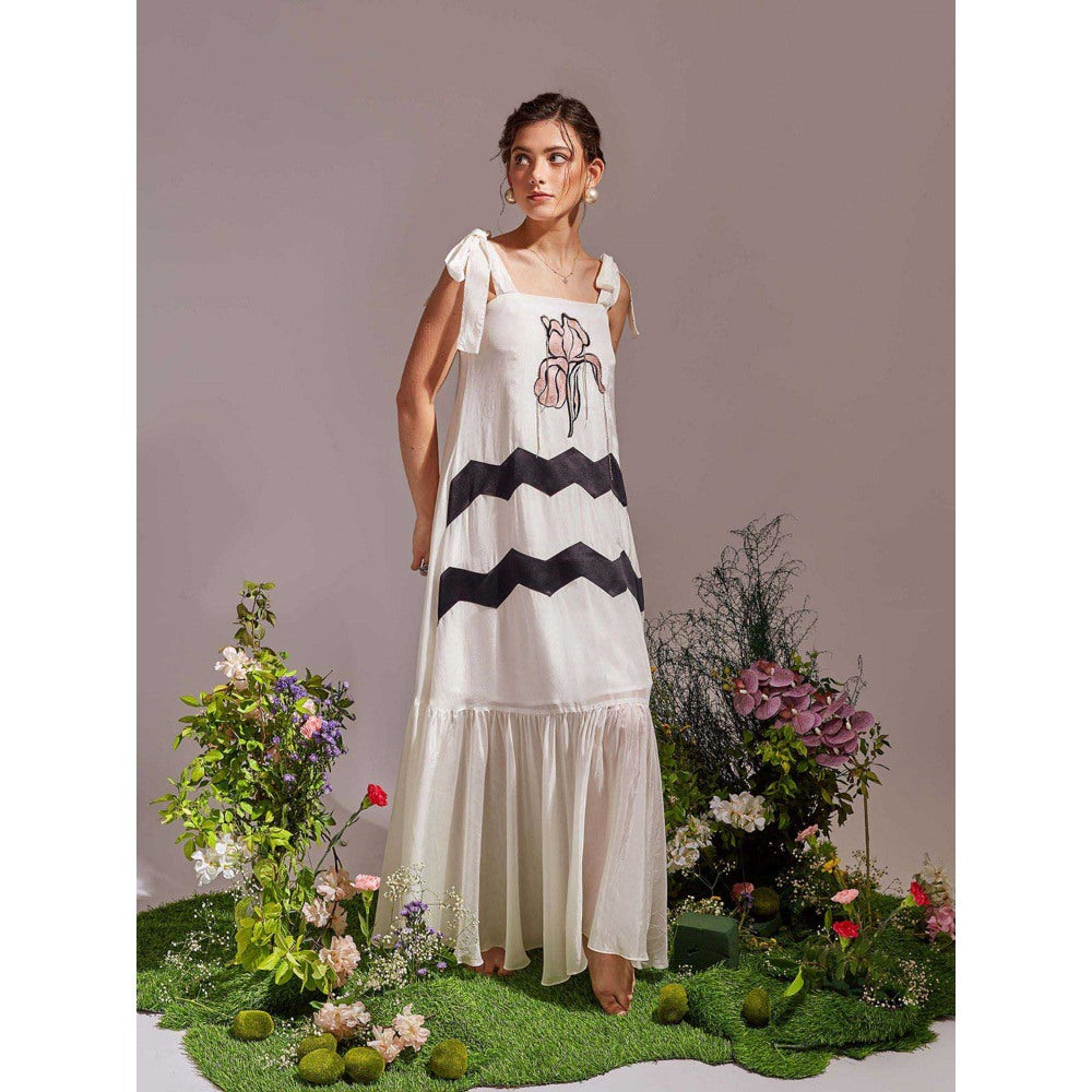 AN'ERA BY ASMITA VERMA White Haze Maxi Dress