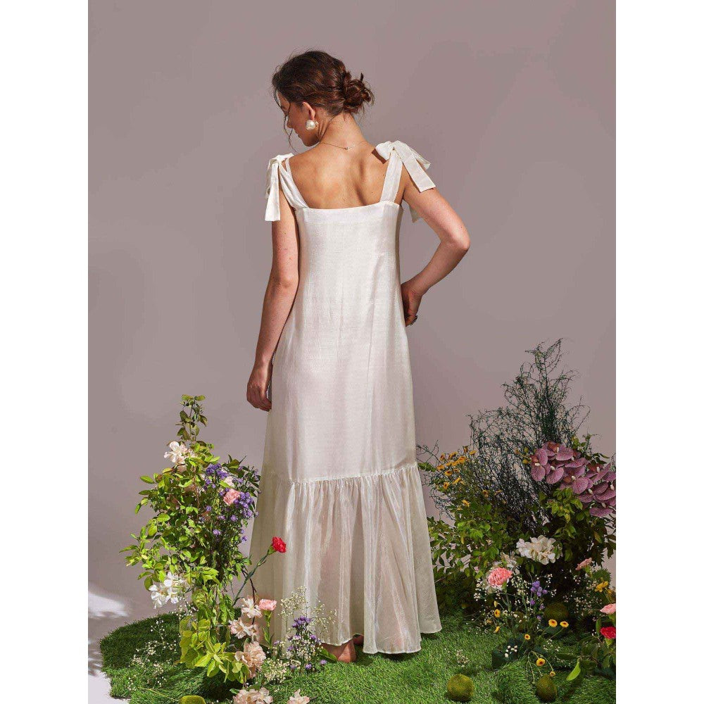 AN'ERA BY ASMITA VERMA White Haze Maxi Dress