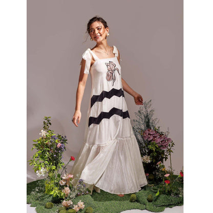 AN'ERA BY ASMITA VERMA White Haze Maxi Dress