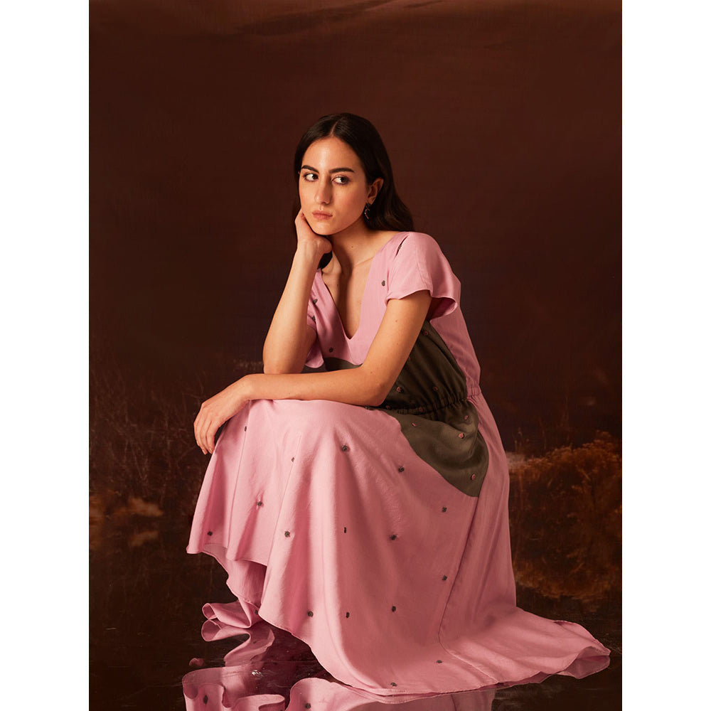 AN'ERA BY ASMITA VERMA Rosie Embroidered Dress