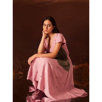 AN'ERA BY ASMITA VERMA Rosie Embroidered Dress