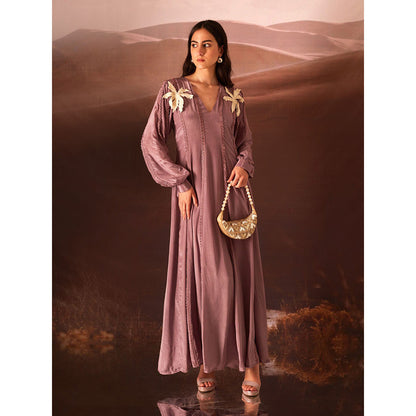 AN'ERA BY ASMITA VERMA Mauve Aura Dress