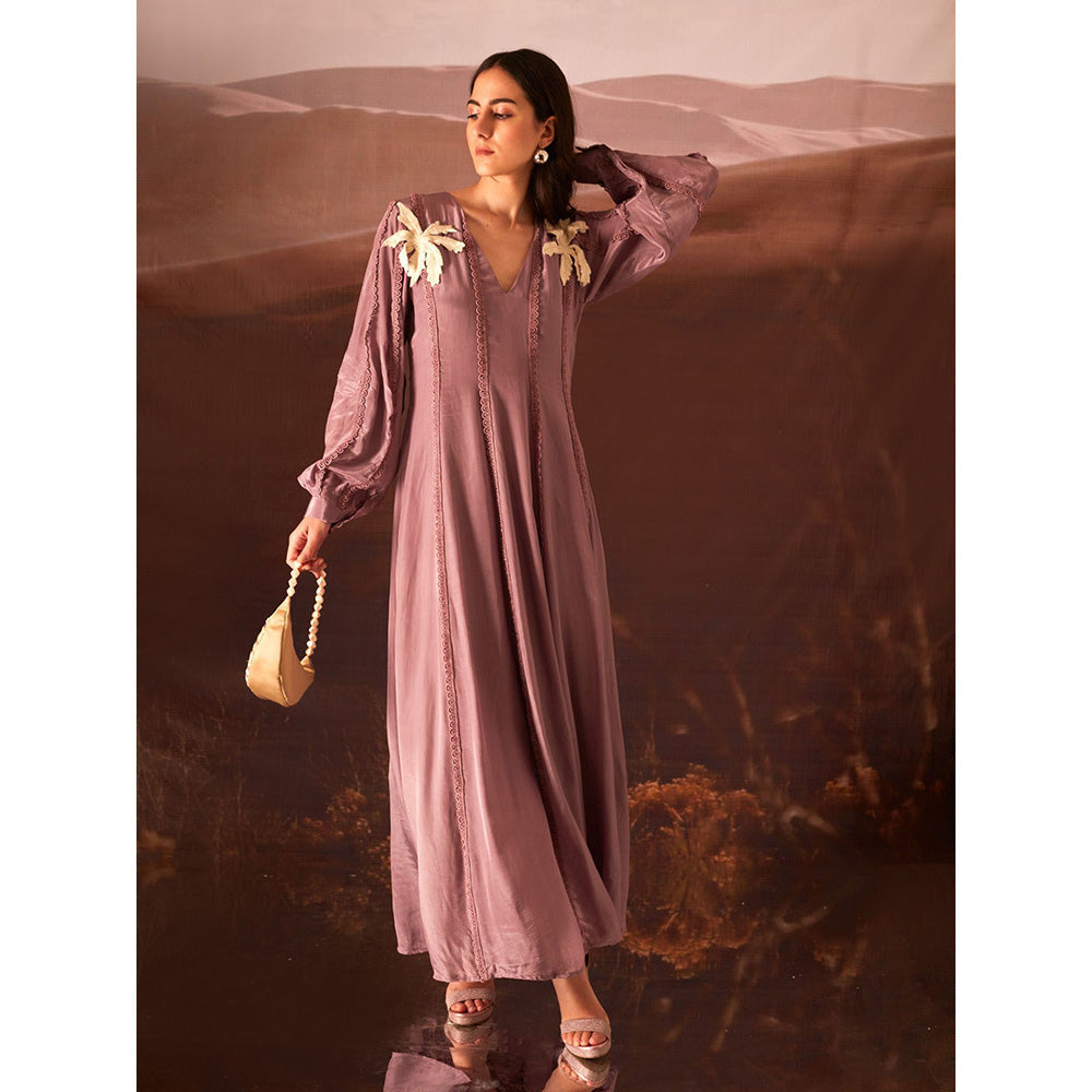 AN'ERA BY ASMITA VERMA Mauve Aura Dress