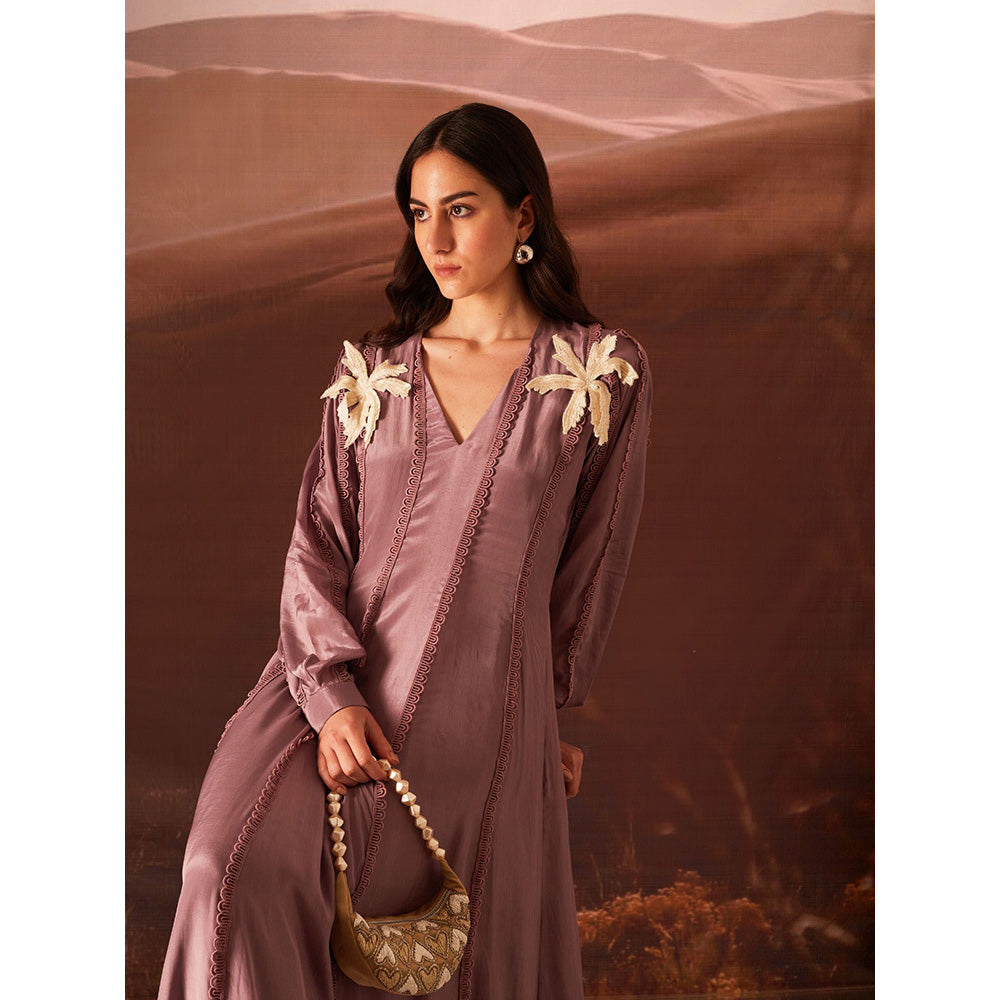 AN'ERA BY ASMITA VERMA Mauve Aura Dress