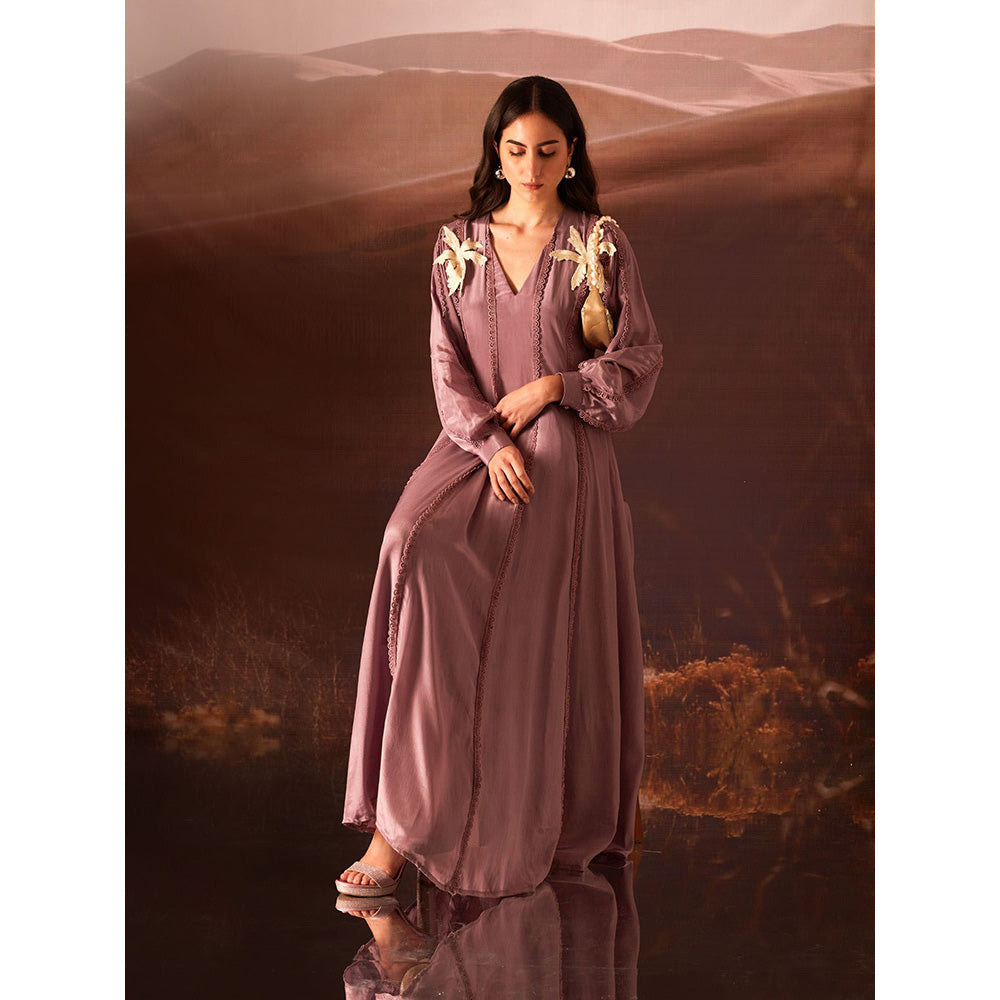 AN'ERA BY ASMITA VERMA Mauve Aura Dress