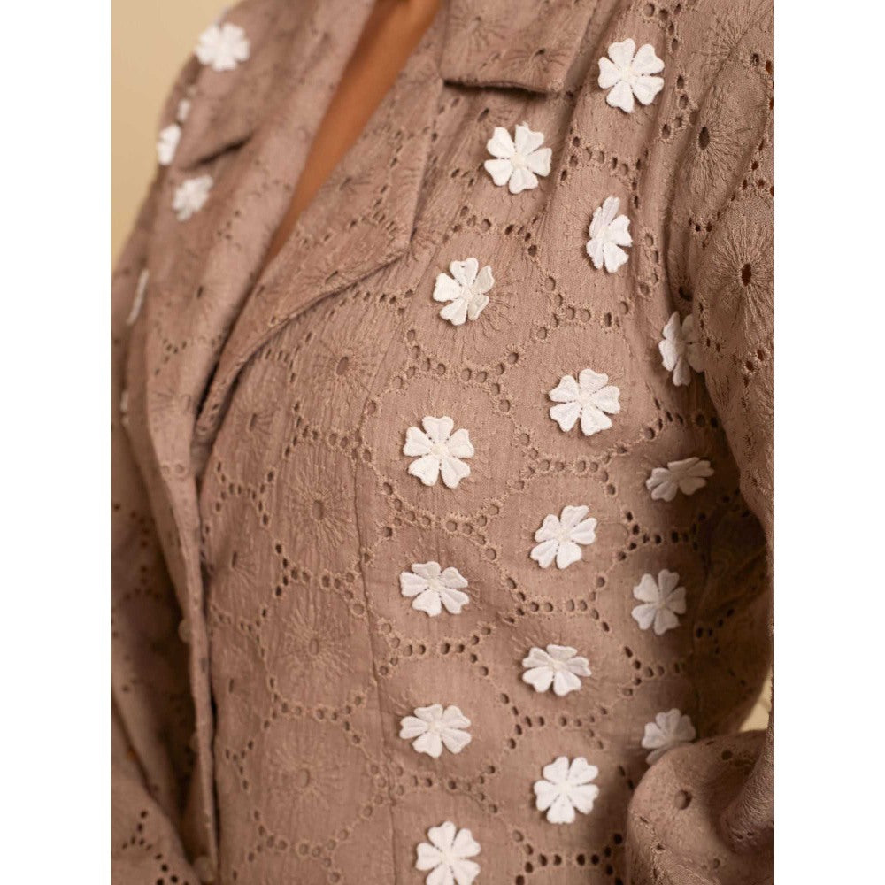 AN'ERA BY ASMITA VERMA Grove Self Design Dress