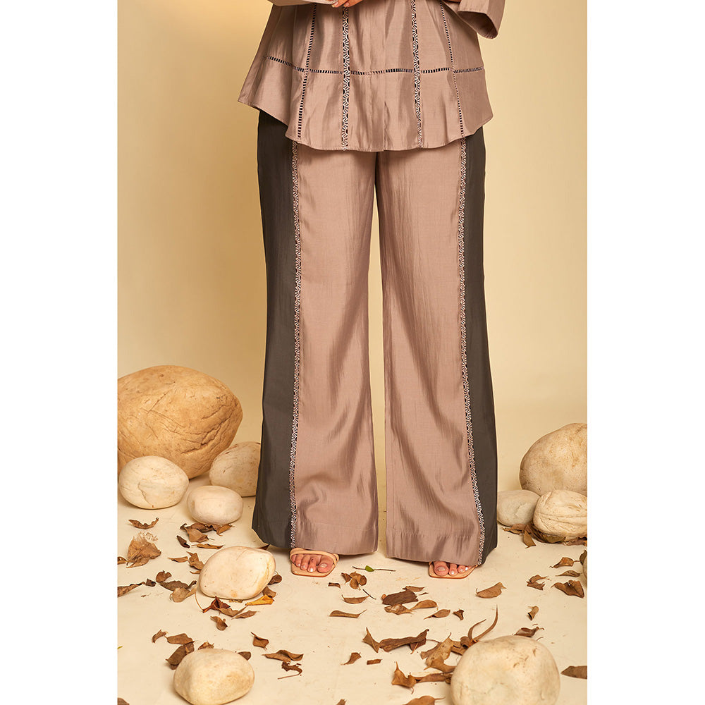 AN'ERA BY ASMITA VERMA Enigma Mauve Co-Ord (Set of 2)