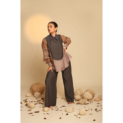 AN'ERA BY ASMITA VERMA Elora Multi-Color Co-Ord (Set of 2)