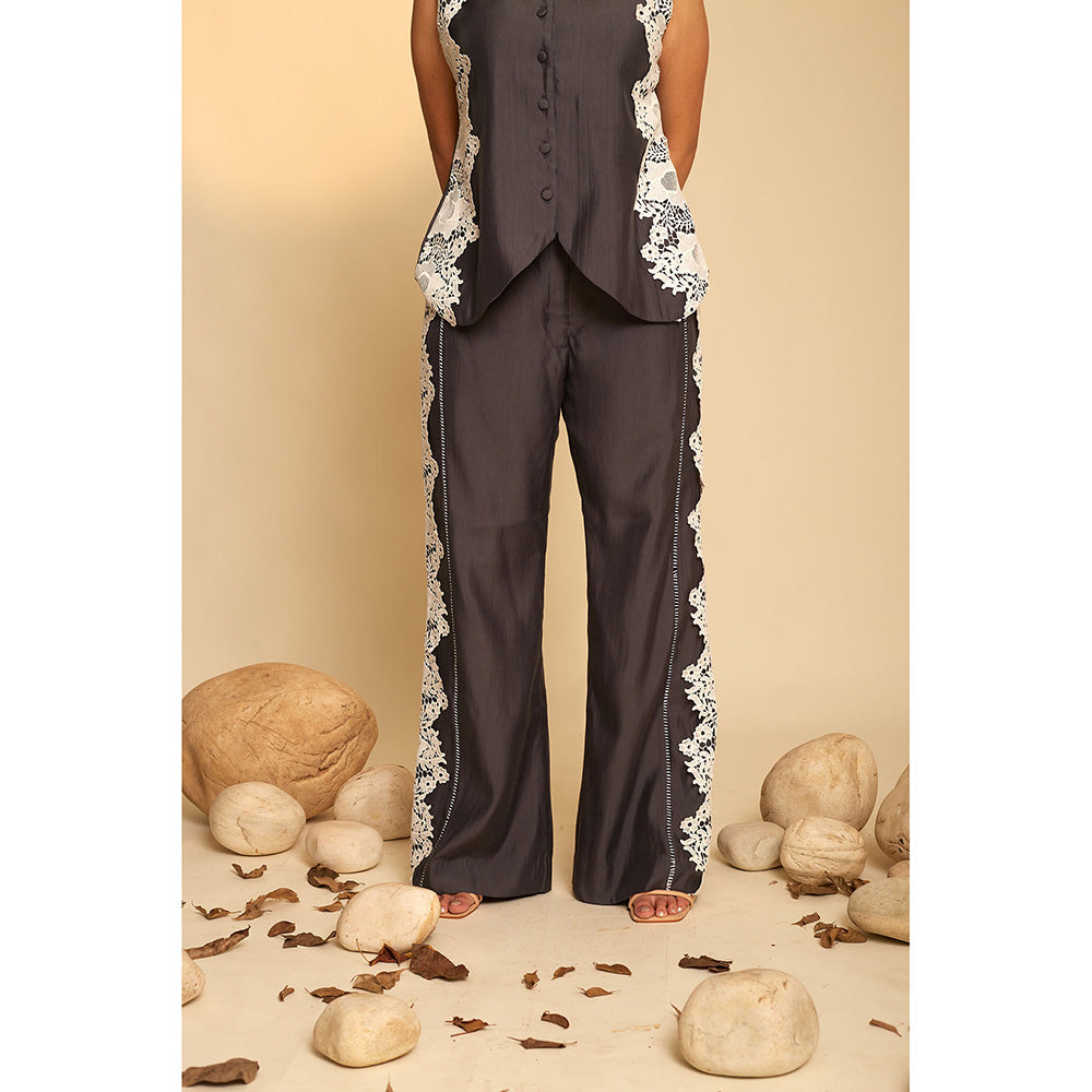 AN'ERA BY ASMITA VERMA Noble Black Co-Ord (Set of 2)