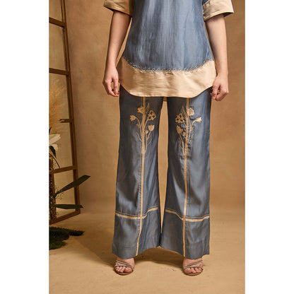 AN'ERA BY ASMITA VERMA Blue Myra Co-Ord Set