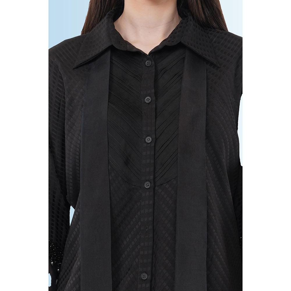 Anjali Kanwar Black Embroidered Joanne Co-Ord (Set of 2)