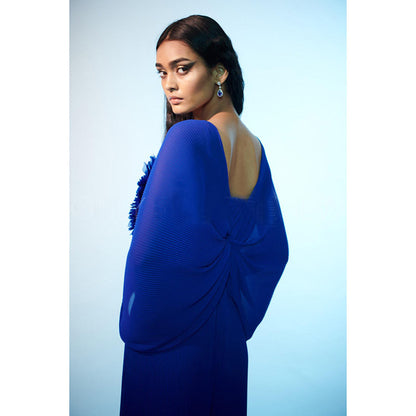 Anjali Kanwar Blue Embroidered Electra Jumpsuit