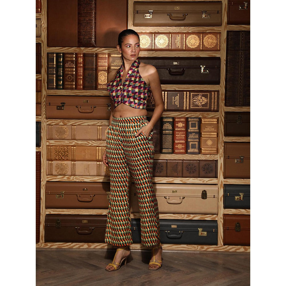 Ankur J Multicolour Printed Co-Ord (Set of 3)