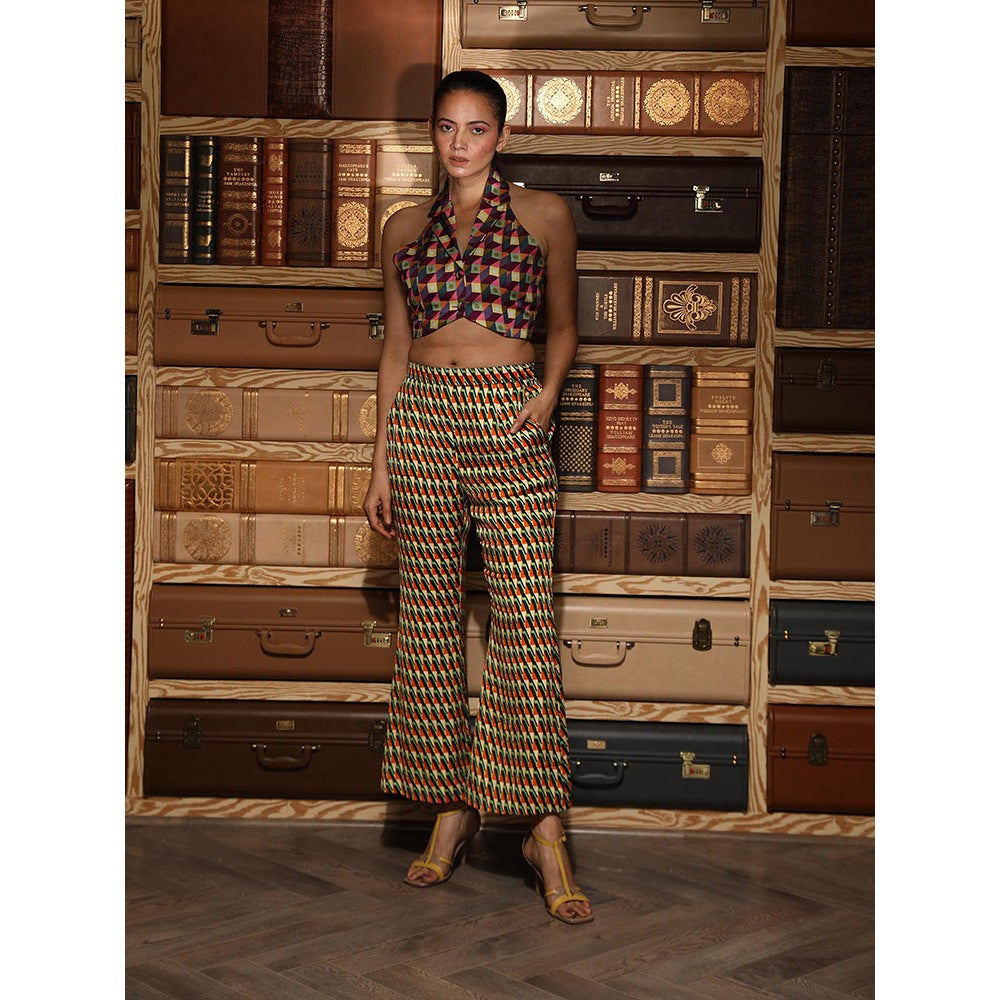 Ankur J Multicolour Printed Co-Ord (Set of 3)