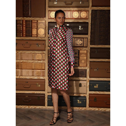 Ankur J Multicolour Printed Dress