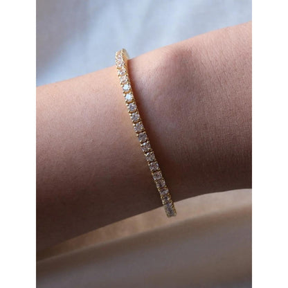 ANUSHKA JAIN JEWELLERY Mini Tennis Bracelet