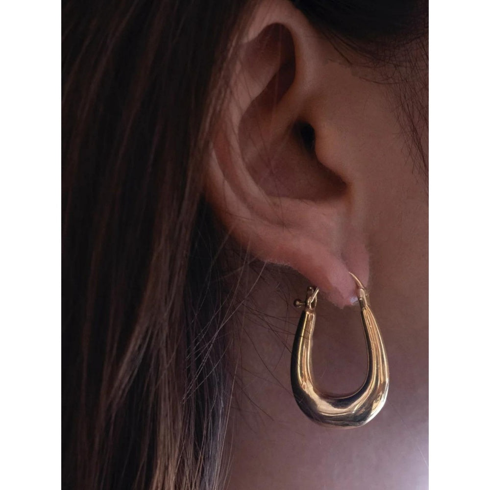 ANUSHKA JAIN JEWELLERY Long Baali Hoops