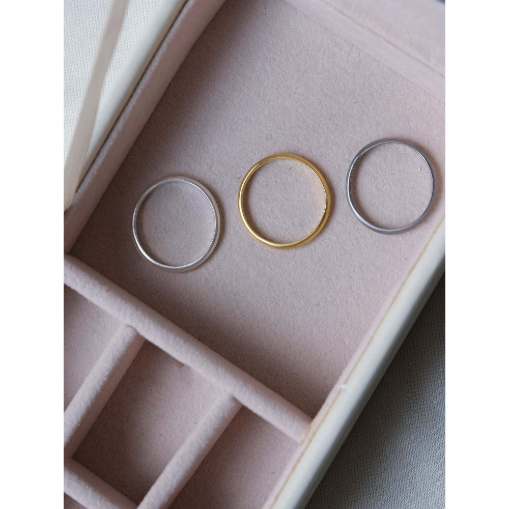 ANUSHKA JAIN JEWELLERY 925 Unisex Kada In Sterling Silver With Gold Vermeil