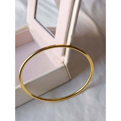 ANUSHKA JAIN JEWELLERY 925 Unisex Kada In Sterling Silver With Gold Vermeil