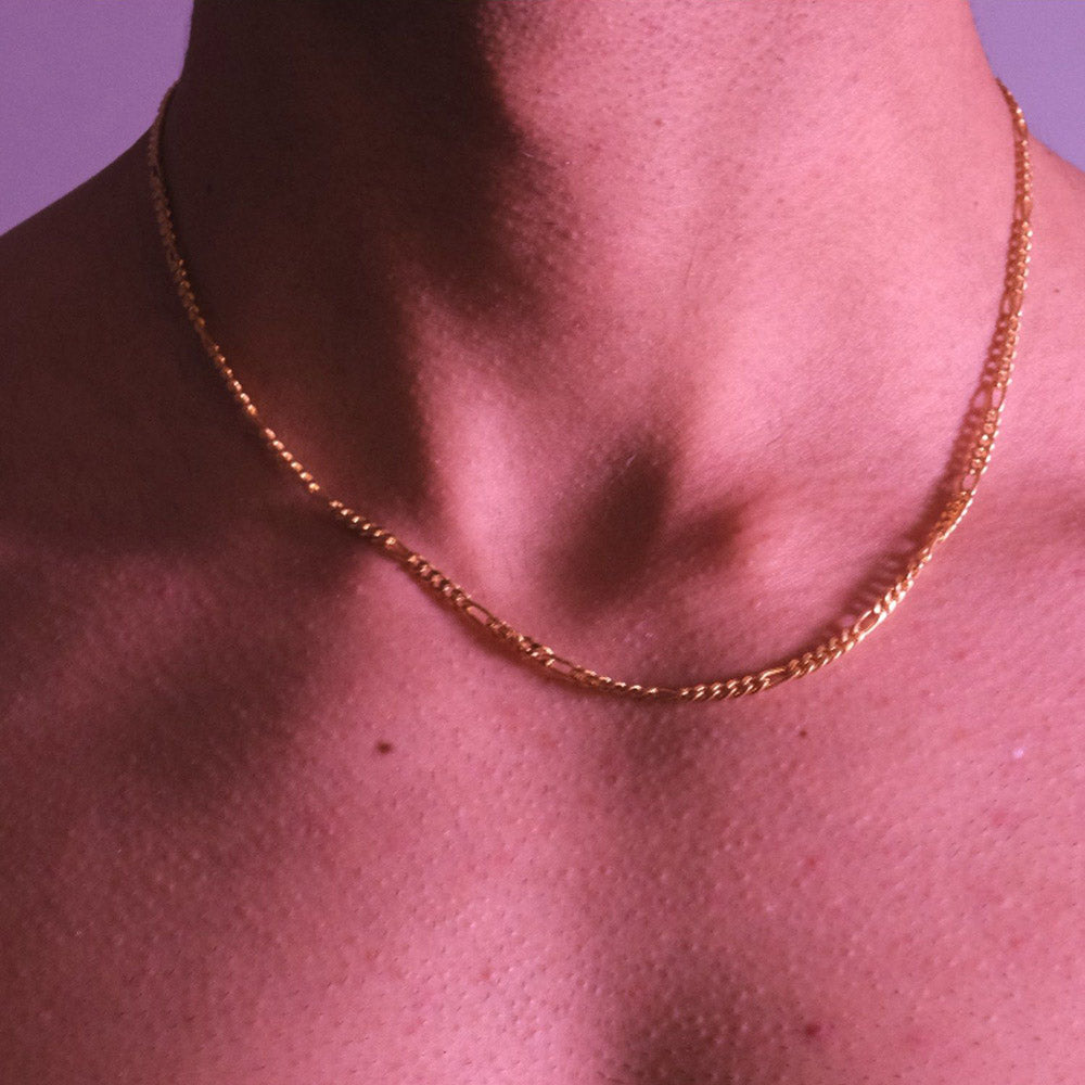 ANUSHKA JAIN JEWELLERY Gold 925 Mini Figaro Chain