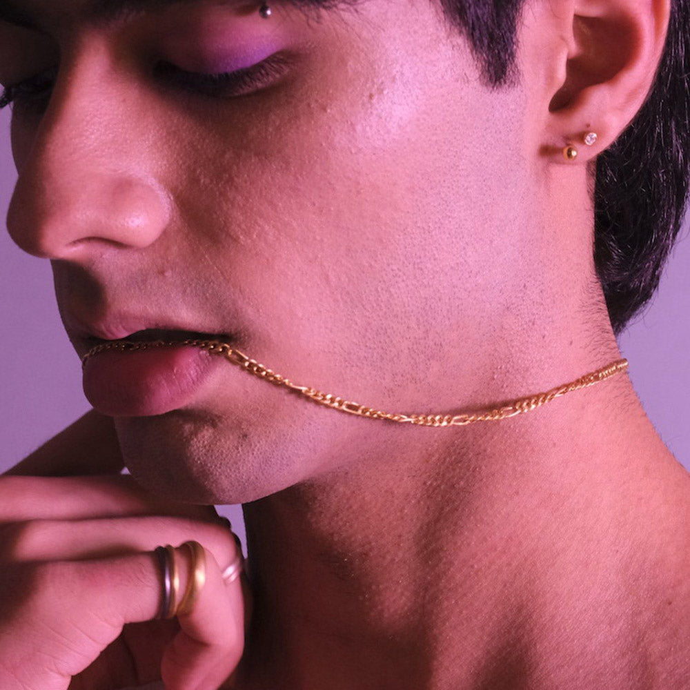 ANUSHKA JAIN JEWELLERY Mini Figaro Chain