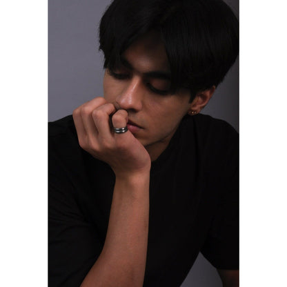 ANUSHKA JAIN JEWELLERY 6 Mm Matte Ring