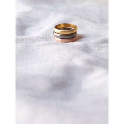 ANUSHKA JAIN JEWELLERY 6 Mm Matte Ring