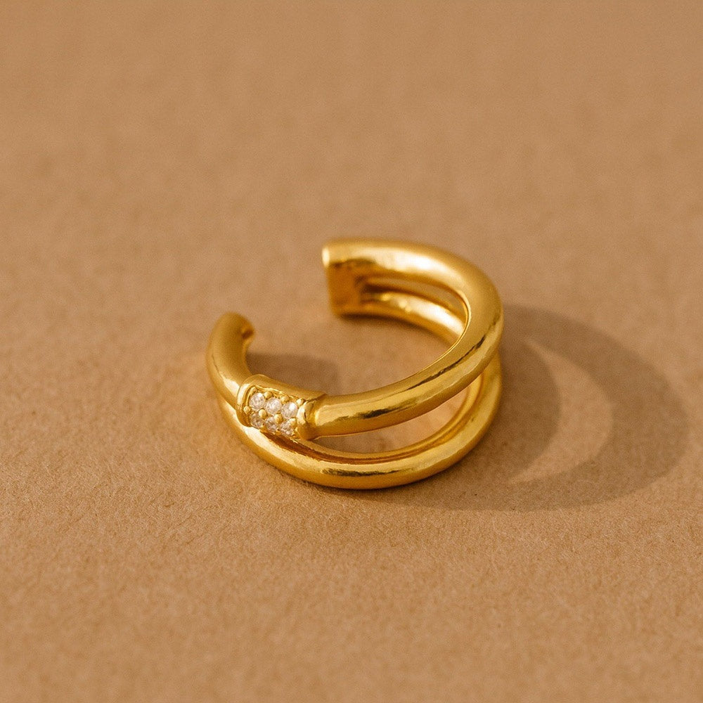 ANUSHKA JAIN JEWELLERY Double Row Ear Cuff