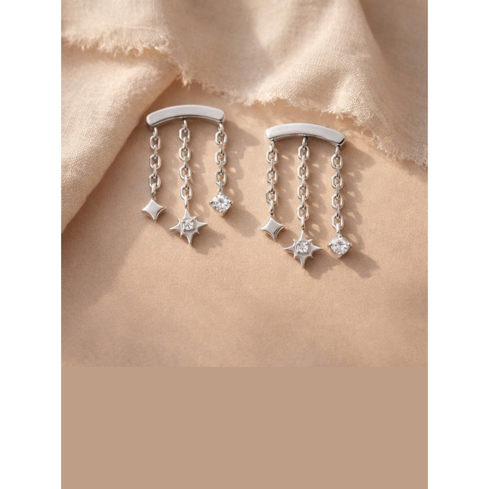 ANUSHKA JAIN JEWELLERY Celestial Hanging Ear Cuff