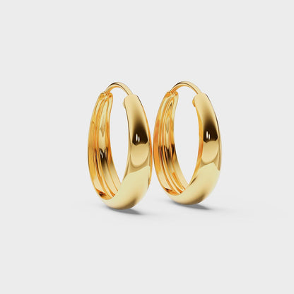 ANUSHKA JAIN JEWELLERY Half Cut Hoops