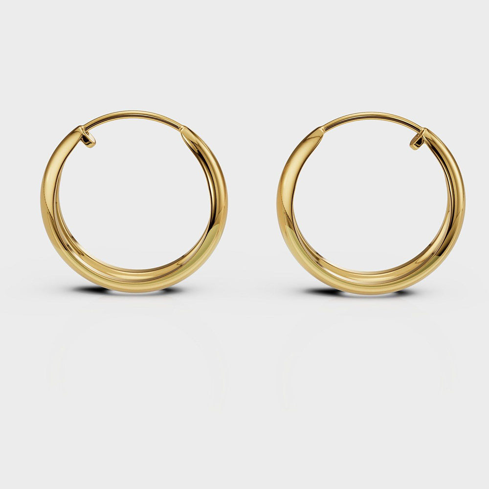 ANUSHKA JAIN JEWELLERY Half Cut Hoops