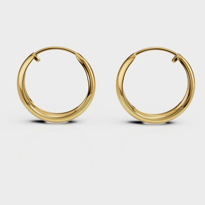 ANUSHKA JAIN JEWELLERY Half Cut Hoops