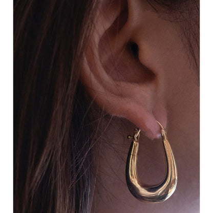 ANUSHKA JAIN JEWELLERY Long Baali Hoops