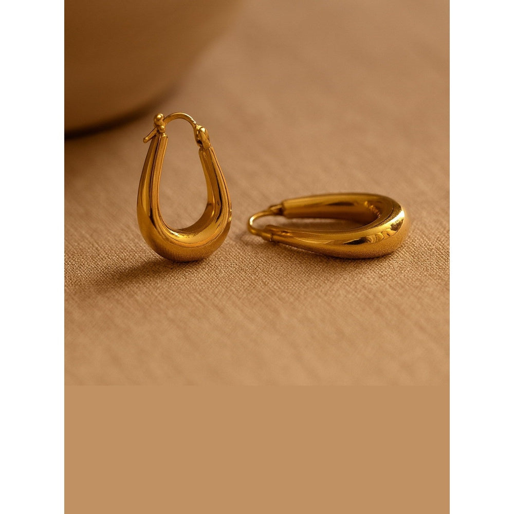 ANUSHKA JAIN JEWELLERY Long Baali Hoops