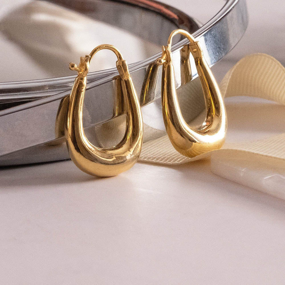 ANUSHKA JAIN JEWELLERY Long Baali Hoops