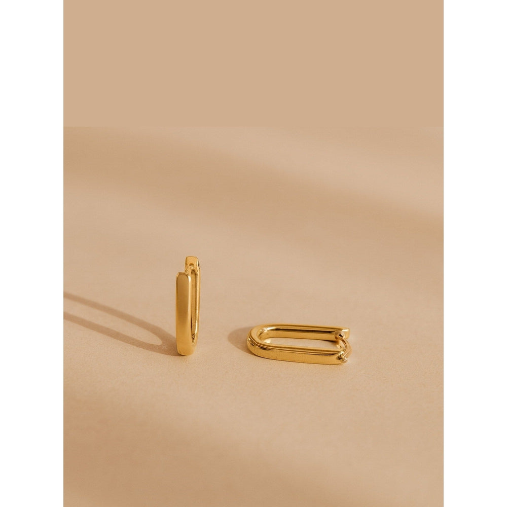 ANUSHKA JAIN JEWELLERY Long Bar Hoops