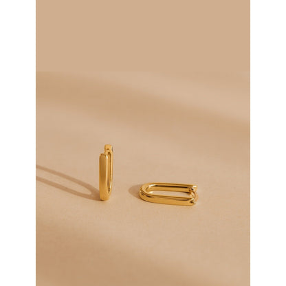 ANUSHKA JAIN JEWELLERY Long Bar Hoops