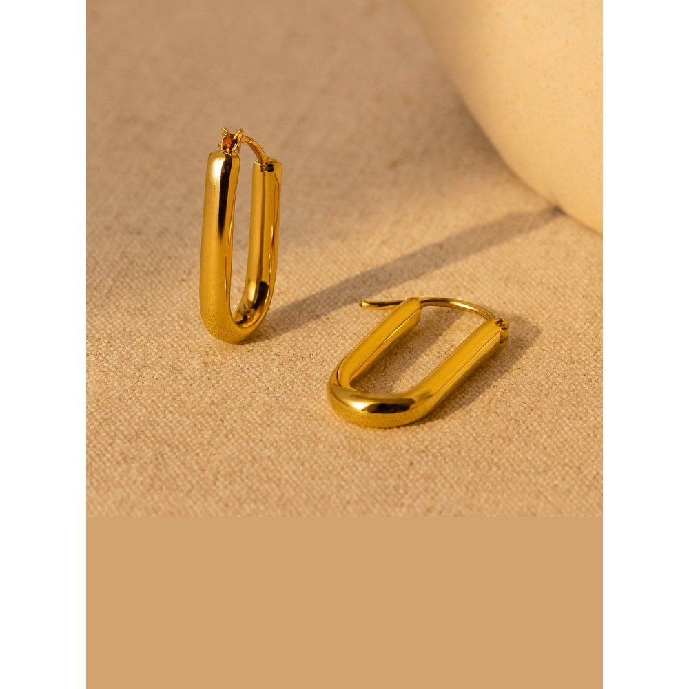 ANUSHKA JAIN JEWELLERY Long Bar Hoops
