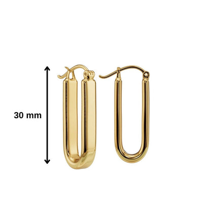 ANUSHKA JAIN JEWELLERY Long Bar Hoops