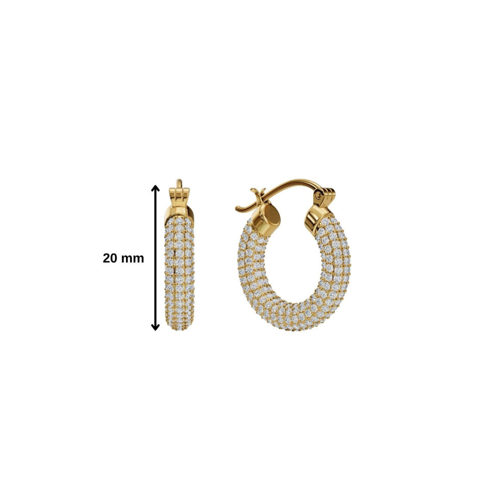 ANUSHKA JAIN JEWELLERY Sakshi's Basic Gal Hoops