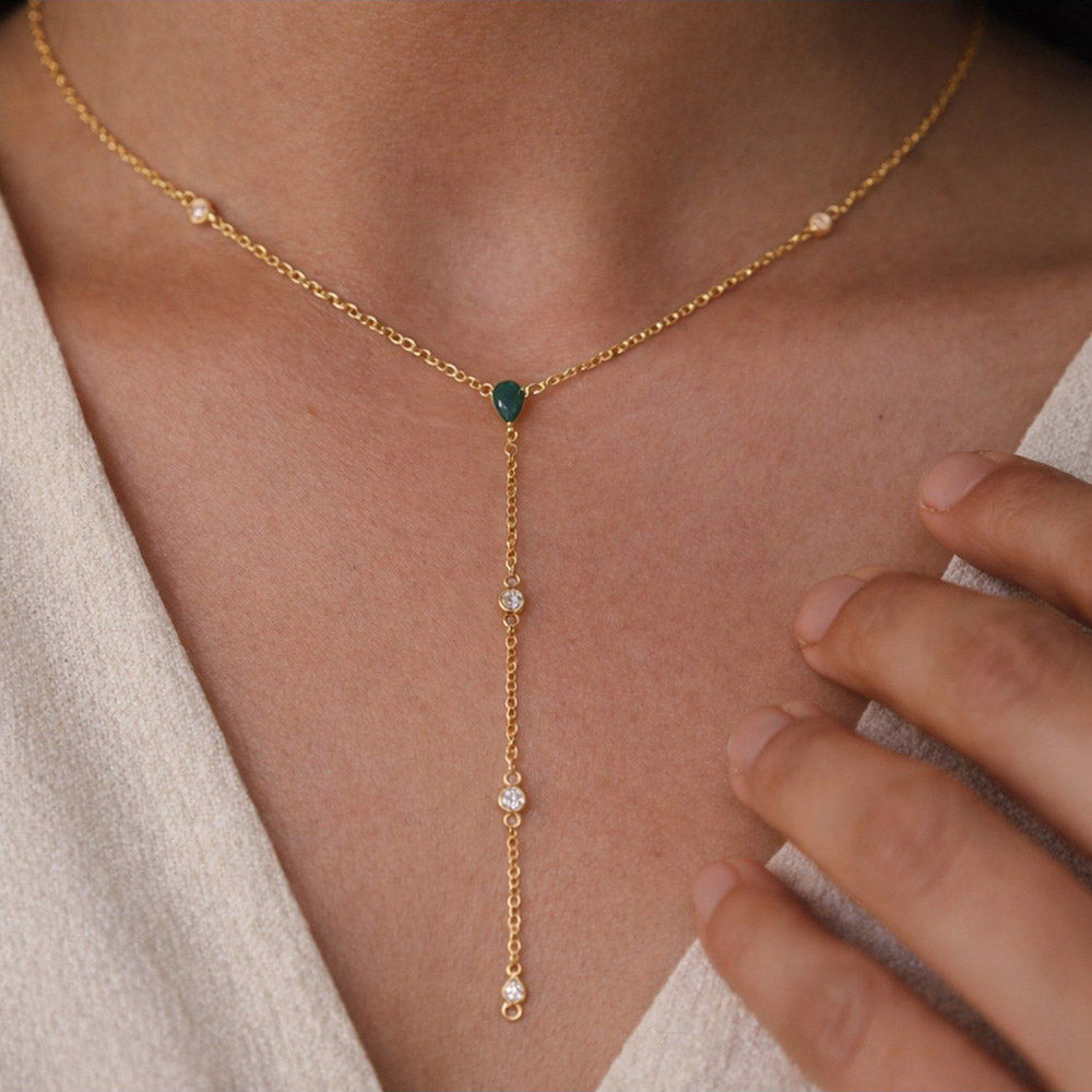 ANUSHKA JAIN JEWELLERY Elsa Lariat Necklace