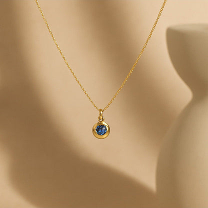 ANUSHKA JAIN JEWELLERY March Birthstone Necklace