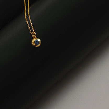 ANUSHKA JAIN JEWELLERY March Birthstone Necklace