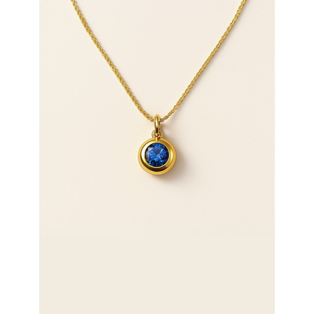 ANUSHKA JAIN JEWELLERY March Birthstone Necklace
