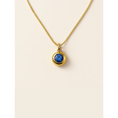 ANUSHKA JAIN JEWELLERY March Birthstone Necklace