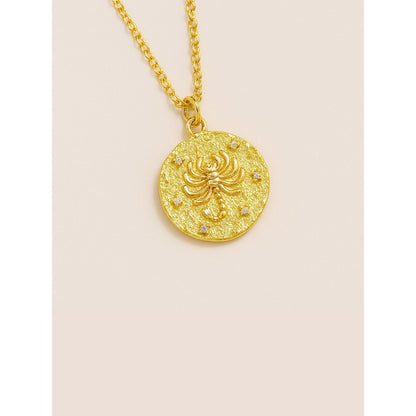 ANUSHKA JAIN JEWELLERY Scorpio Zodiac Necklace