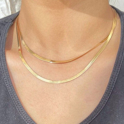 ANUSHKA JAIN JEWELLERY Stacked Snake Necklace