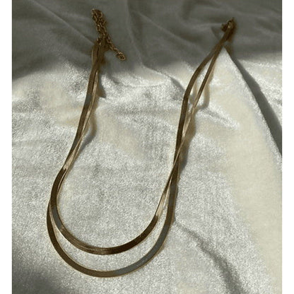 ANUSHKA JAIN JEWELLERY Stacked Snake Necklace